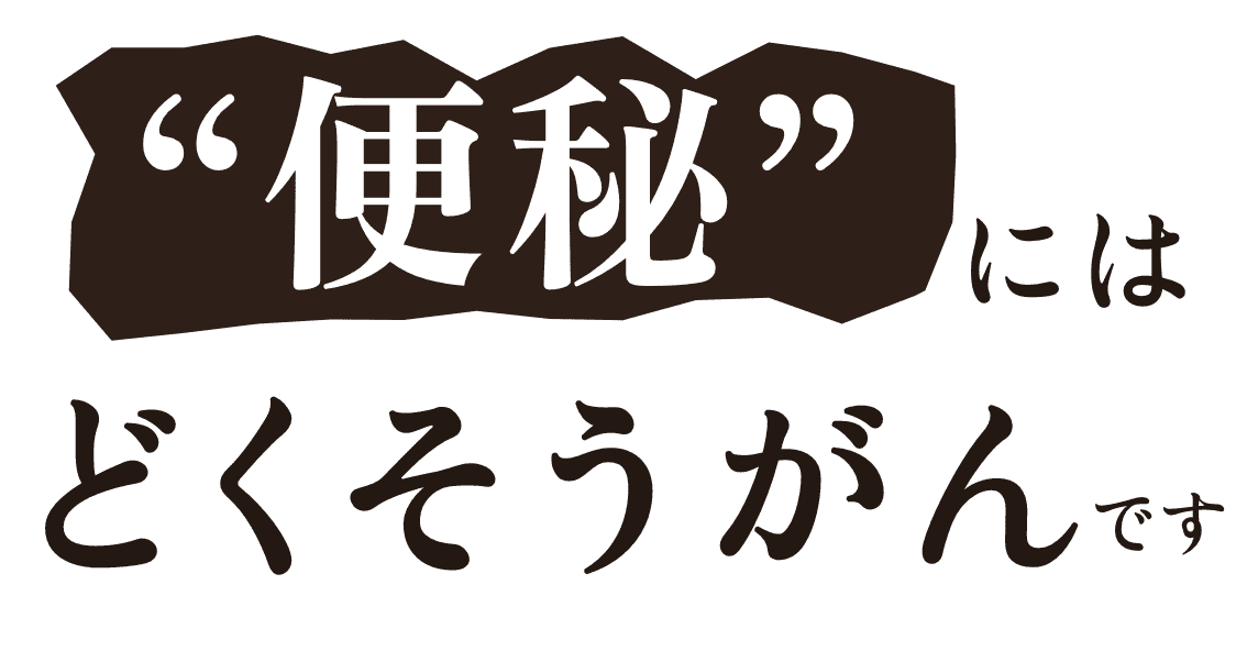 便秘には毒掃丸です